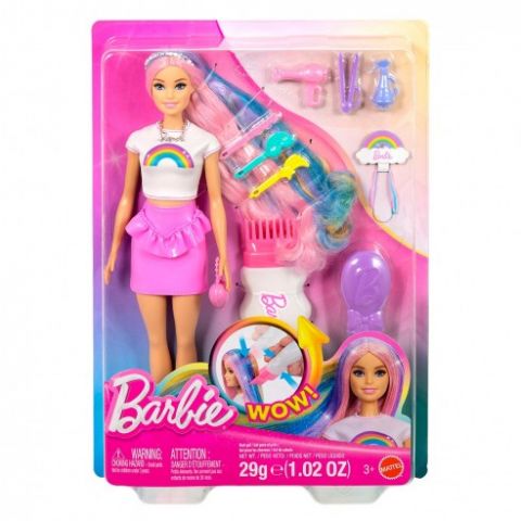 BARBIE PELO ARCOIRIS BRILLANTE MATTEL