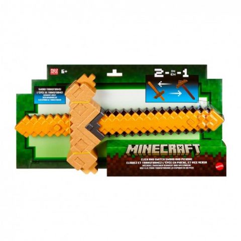 ESPADA PICO TRANSF. MINECRAFT MATTEL