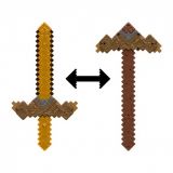 ESPADA PICO TRANSF. MINECRAFT MATTEL
