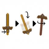 ESPADA PICO TRANSF. MINECRAFT MATTEL