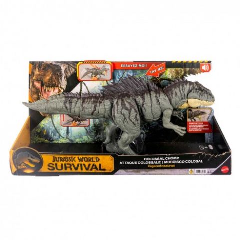 GIGANOTOSAURUS DINOSAURIO JURASSIC WORLD MATTEL