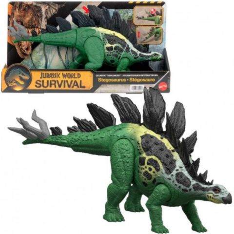 DINOSAURIO STEGOSAURUS GIGANT TRACKERS JURASSIC WO