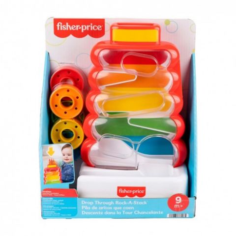 PILA DE ARITOS QUE CAEN FISHER PRICE MATTEL