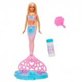 BARBIE SIRENA POMPAS DE JABÓN FANTASÍA MATTEL