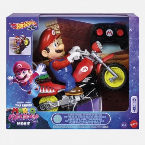 MARIO MOTO R/C HOT WHEELS MATTEL