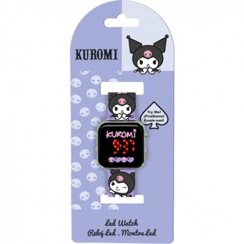 RELOJ LED KUROMI KIDS LICENSING