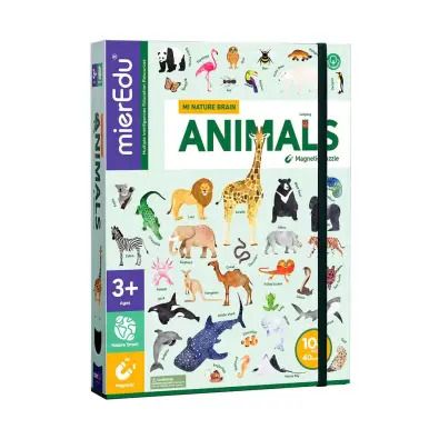 PUZZLE MAGNÉTICO ANIMALES MIEREDU 