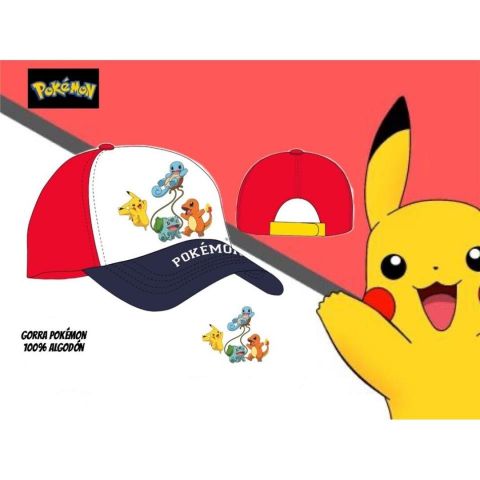 GORRA NIÑ@ POKEMON SURTIDOS NEW IMPORT