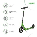 SCOOTER HOPP VERDE  PREMIUM 200 MM OLSSON