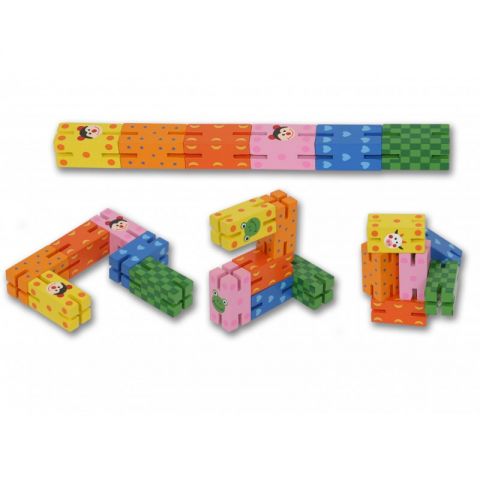 SERPIENTE PUZZLE MADERA 22 CM ARTESANÍA CALVO