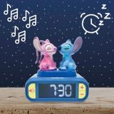 RELOJ DESPERTADOR STITCH Y ANGEL LEXIBOOK
