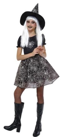 DISFRAZ BRUJA SPIDERWEB GLOW IN DARK RUBIE´S