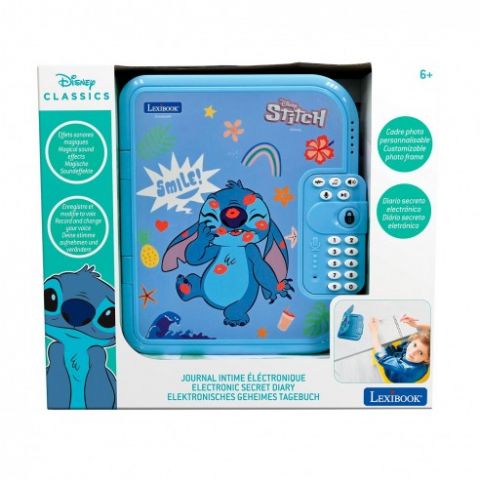 DIARIO ELECTRÓNICO STITCH INTERACTIVO LEXIBOOK