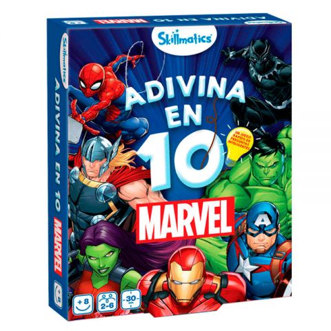 ADIVINA EN 10 MARVEL JUEGO DE CARTAS LUDILO