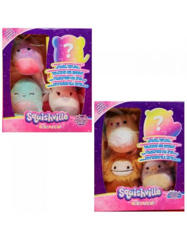 SQUISHMALLOWS PACK 4  SDT SQUISHVILLE TOY PARTNER