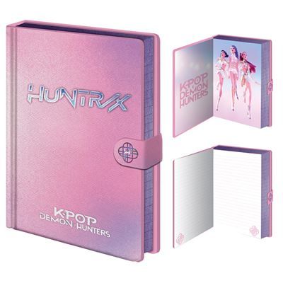 CUADERNO KPOP DEMON HUNTERS PREMIUM CON CIERRE CYP