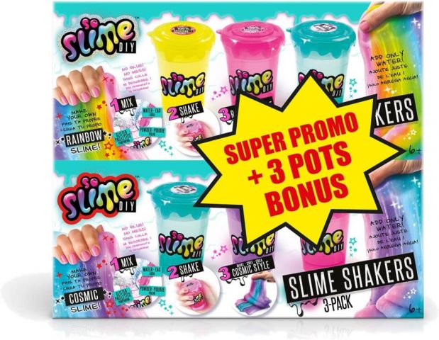 SLIME SHAKERS 3+3 CANAL TOYS 
