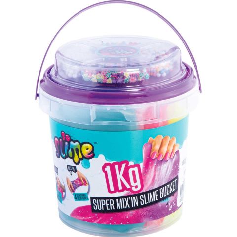 SUPER CUBO DE SLIME CON DECORACIÓN  CANAL TOYS 