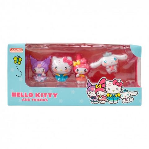 SET 4 FIGURAS HELLO KITTY & FRIENDS COMANSI